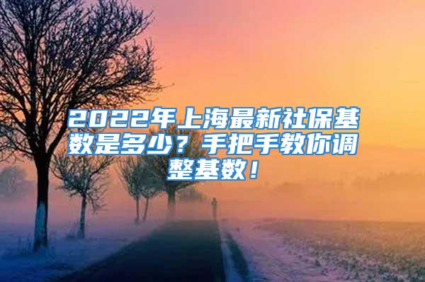 2022年上海最新社保基数是多少？手把手教你调整基数！